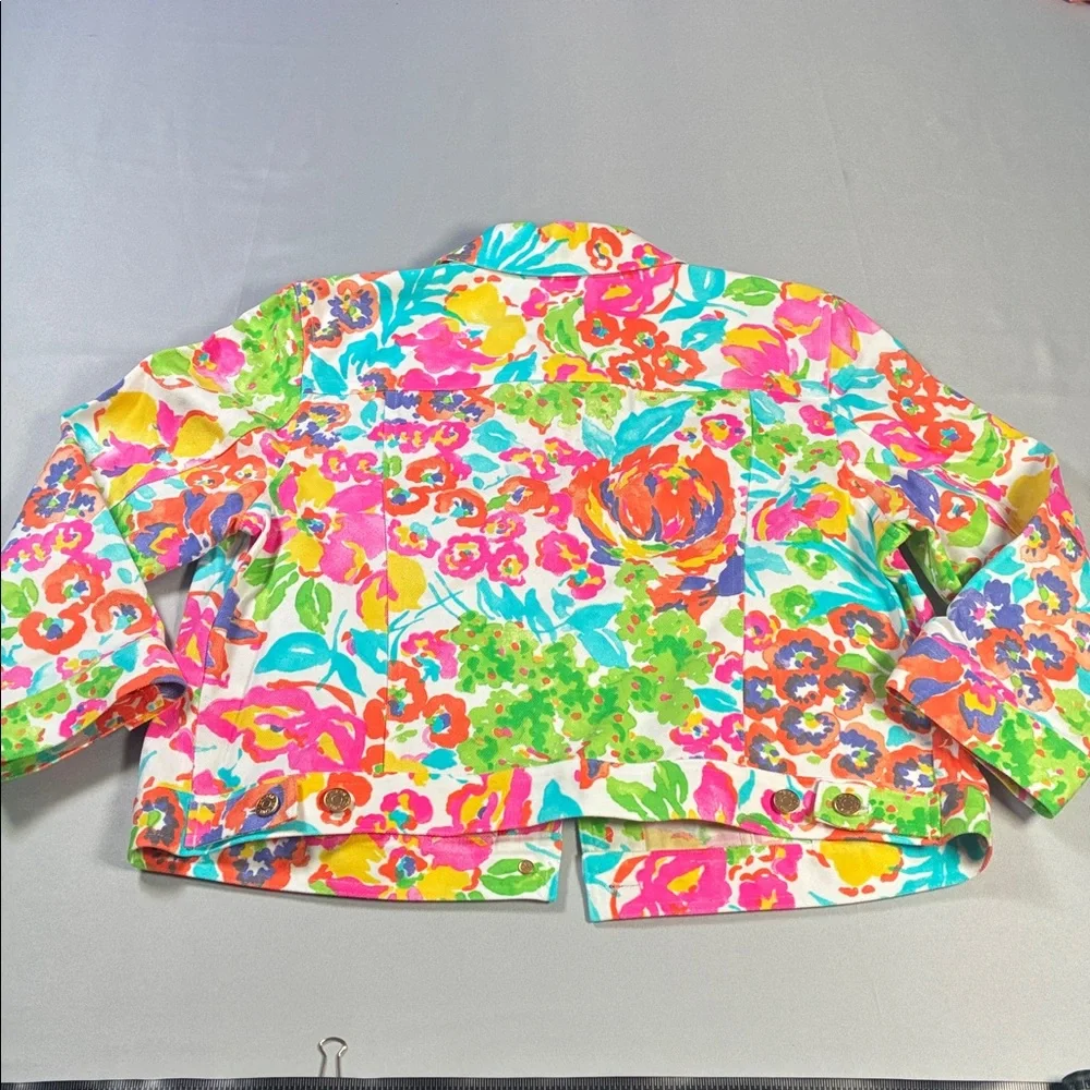 Ralph Lauren Watercolor Floral Jacket Women’s XL - Picture 8 of 9